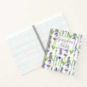 Gartennotizbuch Planer Logbuch Lavendel Notizblock (Innenseite)