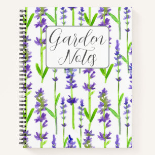 Gartennotizbuch Planer Logbuch Lavendel Notizblock
