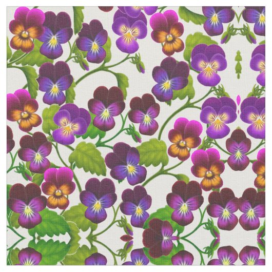 GartenPansyviola-Blumen-Gewebe Stoff (Nahaufnahme)