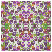 GartenPansyviola-Blumen-Gewebe Stoff (Muster)