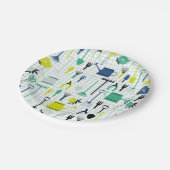 Gartenpapiere Teller (Schrägansicht)