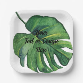 Gartenpapierplatte Pappteller