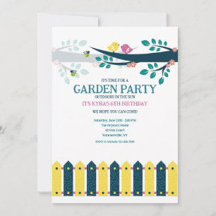 Gartenparty Einladung