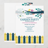 Gartenparty Einladung (Vorne/Hinten)