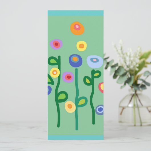 GartenParty Einladung (Stehend Vorderseite)