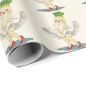 Gartenparty-Geschenkpapier Geschenkpapier (Rolleneckpunkt)
