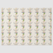 Gartenparty-Geschenkpapier Seidenpapier (Vorderseite)