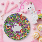 GartenParty Hübsche Stiefmütterchen Pappteller (Party)