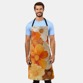 Gartenparty Retro 1970er Stil Schürze (Getragen)