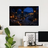 Gartenpavillon-Terrassenplakat Poster (Heimbüro)