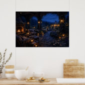 Gartenpavillon-Terrassenplakat Poster (Küche)