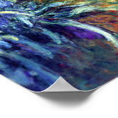 Gartenpfad durch die Iris durch das Monet Poster (Ecke)