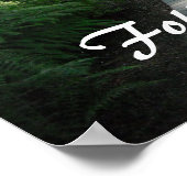 Gartenpfad - Folgen Sie Ihren Träumen Poster (Ecke)