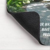 Gartenpfad Inspirationsquelle Verse Mousepad (Ecke)