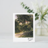 Gartenpfad von Edouard Manet in Rueil Postkarte (Stehend Vorderseite)