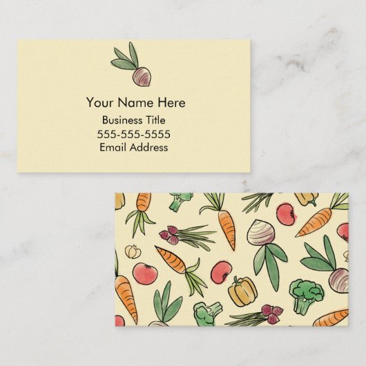 Gartenpflanze Beruflich Visitenkarte (Vorne/Hinten)