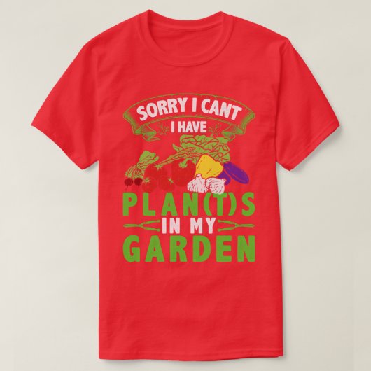 Gartenpflanze Garten Planter T-Shirt (Design vorne)