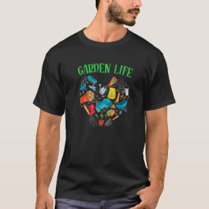 Gartenpflanzen Blumen Natur Leben Spray Werkzeuge T-Shirt