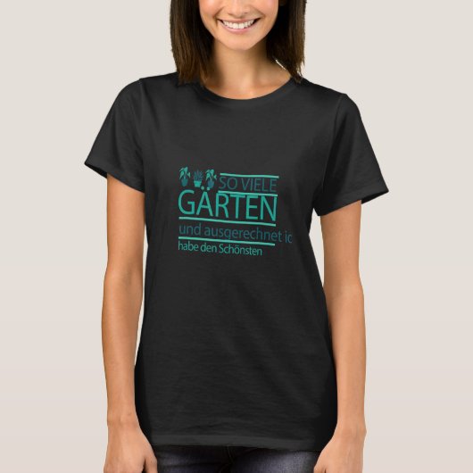 Gartenpflanzen Deutsche Grüne  Garten T-Shirt (Vorderseite)