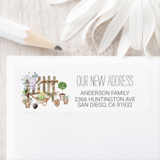 Gartenpflanzung Neue Wurzeladressen Etikett (Insitu)