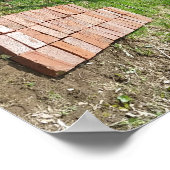 Gartenpflaster Poster (Ecke)
