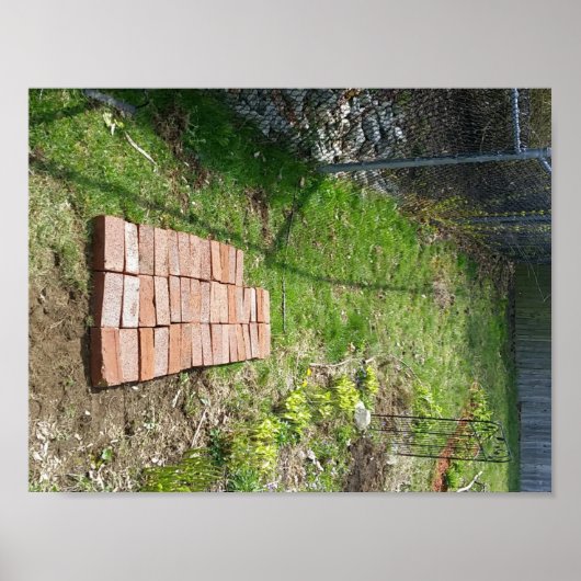 Gartenpflaster Poster (Vorne)