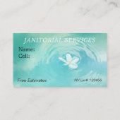 Gartenpflege und Hausreinigung Visitenkarte (Rückseite)