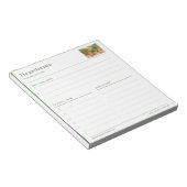Gartenplan Pflanzen Notizblock (angewinkelt)