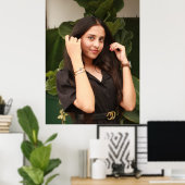 Gartenpose Poster (Heimbüro)