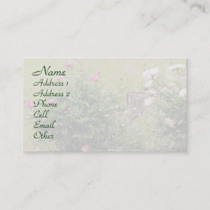 Gartenprofil Rose Visitenkarte