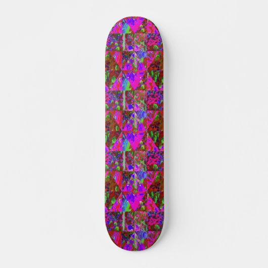 Gartenquiltmalerei mit Limettengrün Hydrangea Skateboard (Vorne)