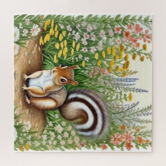 Gartenquirrel Puzzle (Horizontal)