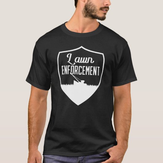 Gartenrasen Durchsetzung Rasenmäher T-Shirt (Vorderseite)