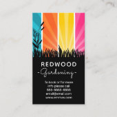 Gartenrasen Visitenkarte (Vorderseite)