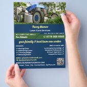 GartenRasenmäher, Rasenpflege Flyer (Hand)