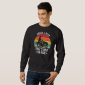 GartenRasenmäher und Bier Sweatshirt (Vorne ganz)