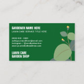 GartenRasenpflege Visitenkarte (Rückseite)