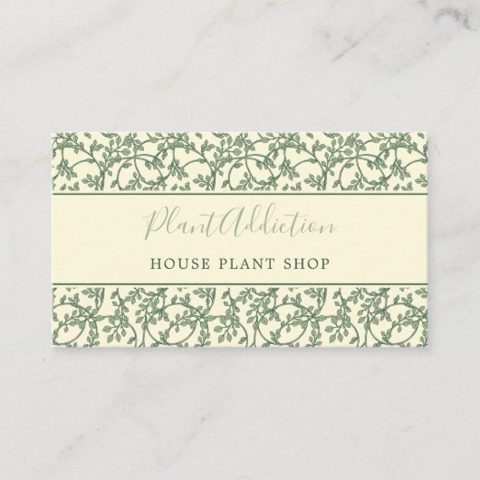 Gartenreben hübsche Visitenkarte (Vorderseite)