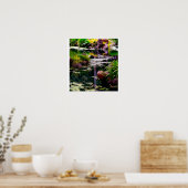 Gartenreflexionen Poster (Küche)