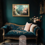 Gartenromantik, elegantes Portrait, ätherische Blü Seidenpapier