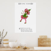 Gartenrosa - Rose Poster (Küche)