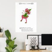 Gartenrosa - Rose Poster (Heimbüro)