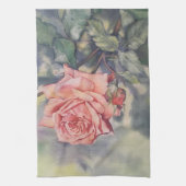 Gartenrose Geschirrtuch (Vertikal)