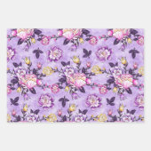 Gartenrosen Geschenkpapier Set (Vorderseite 2)