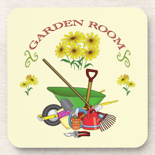 Gartensaal Untersetzer (Vorderseite)