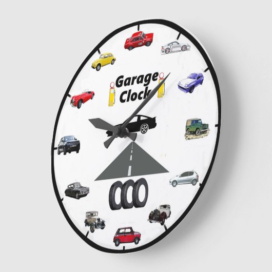 Gartensäulensperre Große Wanduhr (Winkel)