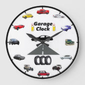 Gartensäulensperre Große Wanduhr (Vorderseite)