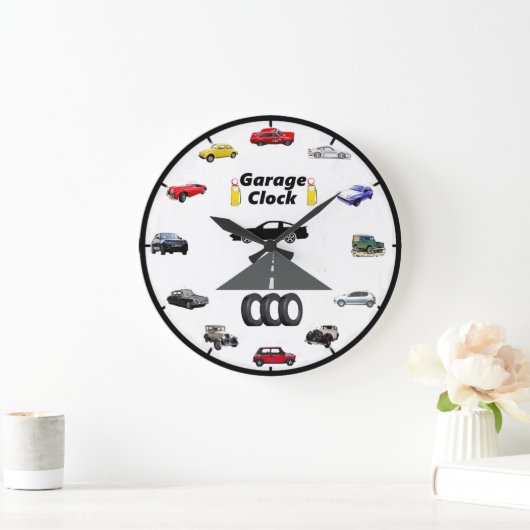 Gartensäulensperre Große Wanduhr (Zuhause)