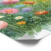 Gartenschaukel Landschaft 4 Poster (Ecke)