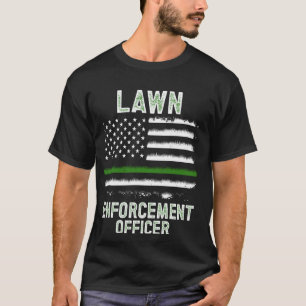 Gartenschere Rasenmäher Amerikanische Flagge Rasen T-Shirt